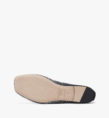 MCM Ballerina Shoes in Gradation Crystal Suede Outlet online