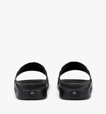MCM Monogram Print Rubber Slides Venta caliente