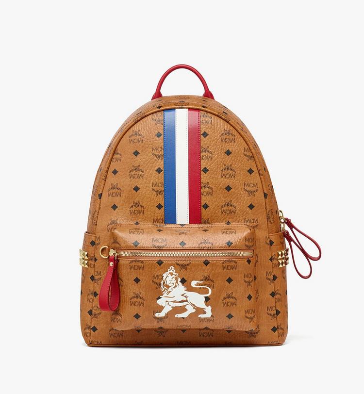 MCM Stark Side Studs Backpack in Visetos Ventas relámpago
