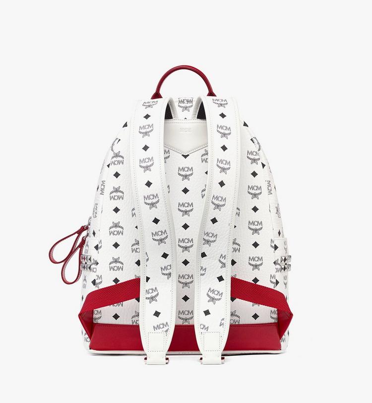 MCM Stark Side Studs Backpack in Visetos Descuento