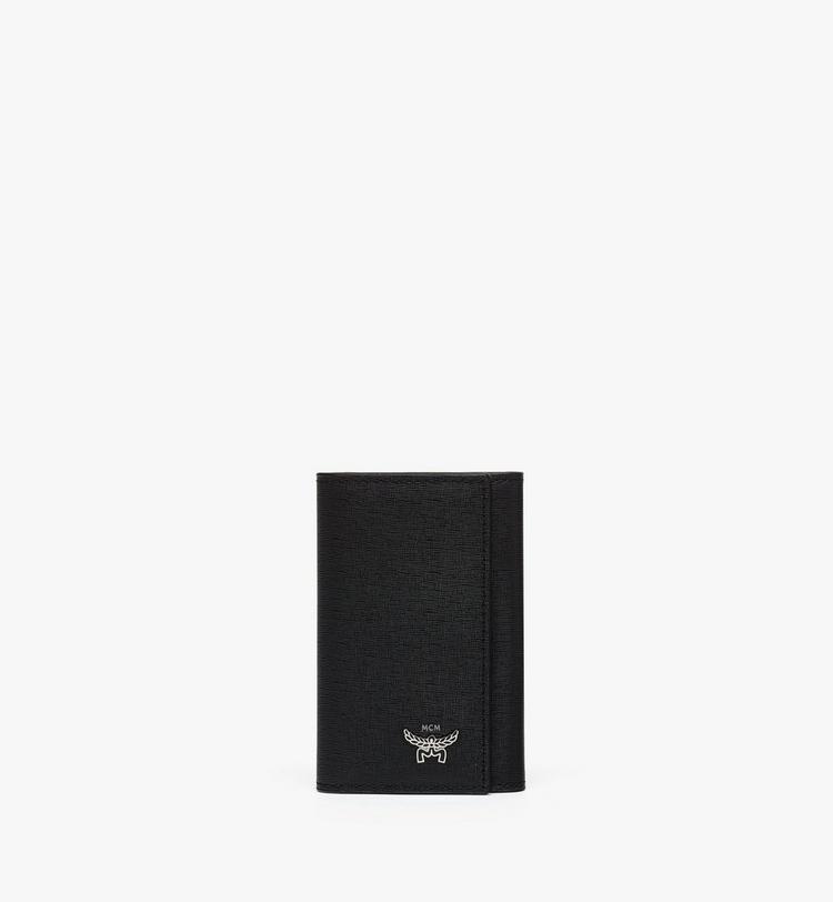 MCM Himmel Key Wallet in Embossed Leather Rebajas online