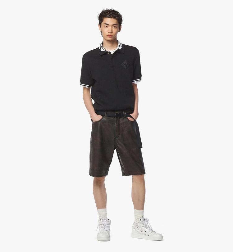 MCM Intarsia Laurel Piqué Polo Oferta especial