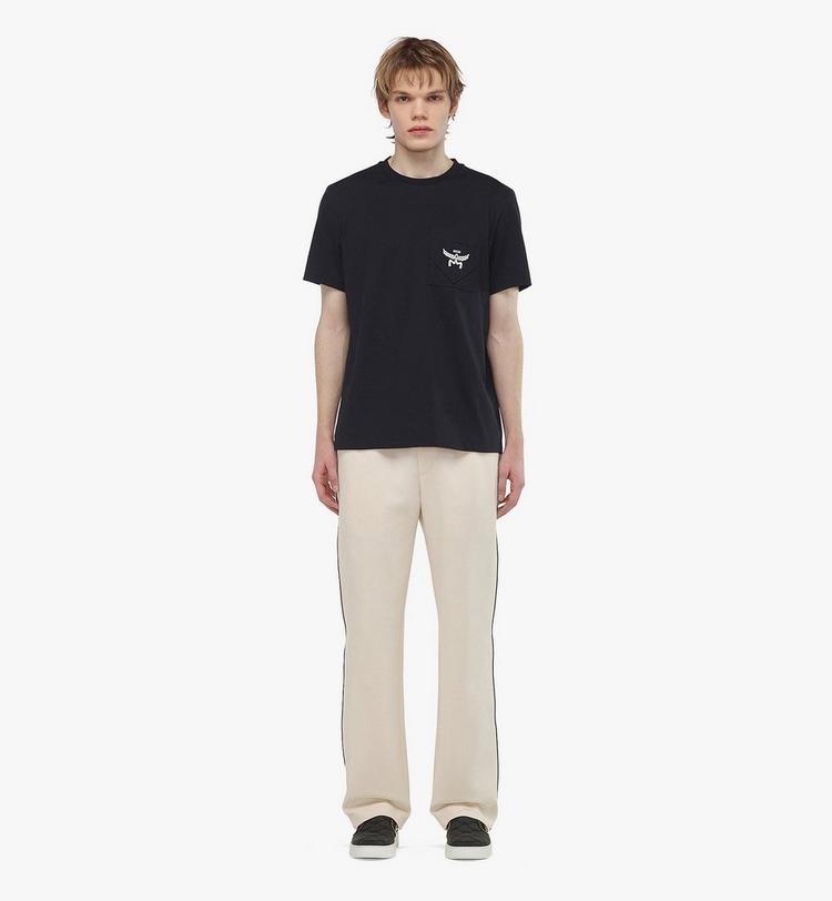 MCM Essential Logo Pocket T-Shirt in Organic Cotton Últimos 3 días