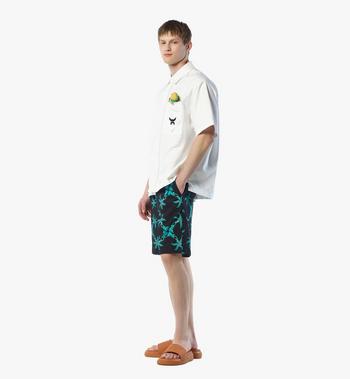 MCM Palm Monogram Print Shorts COMPRAR AHORA