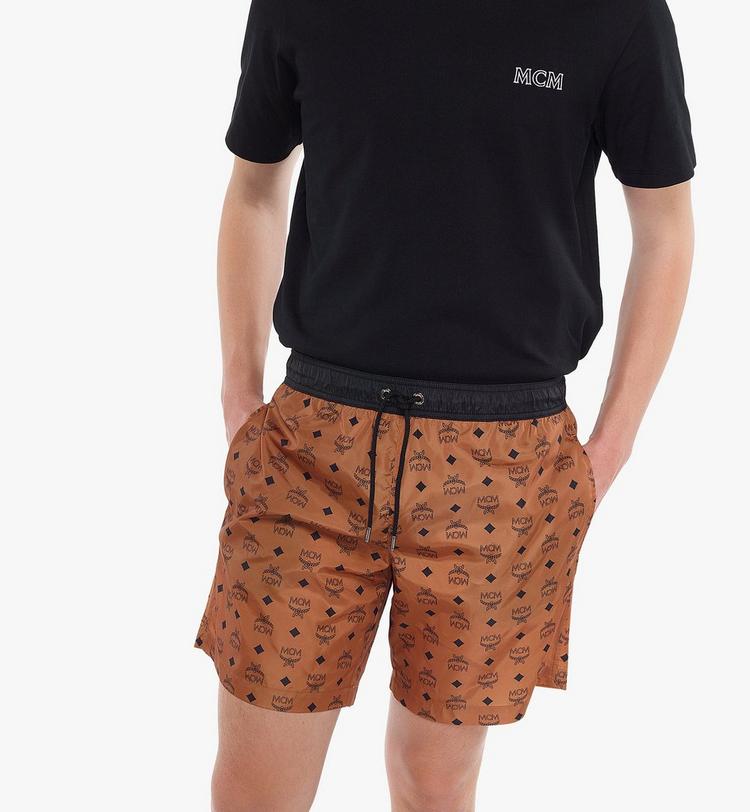 MCM Monogram Print Swim Trunks Precio de fábrica