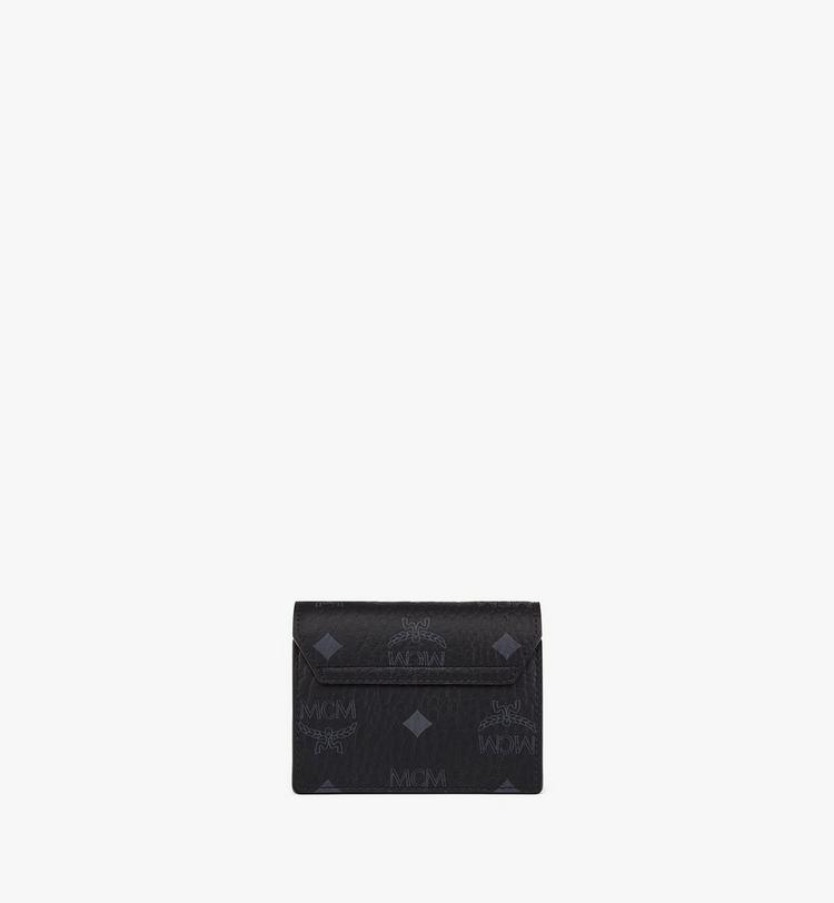 MCM Tracy Chain Card Wallet in Visetos Superdescuento