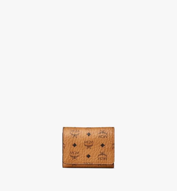 MCM Trifold Wallet in Visetos Original Ahorra y exporta