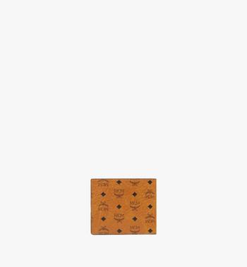 MCM Bifold Wallet w/ Coin Pocket in Visetos Libre de impuestos