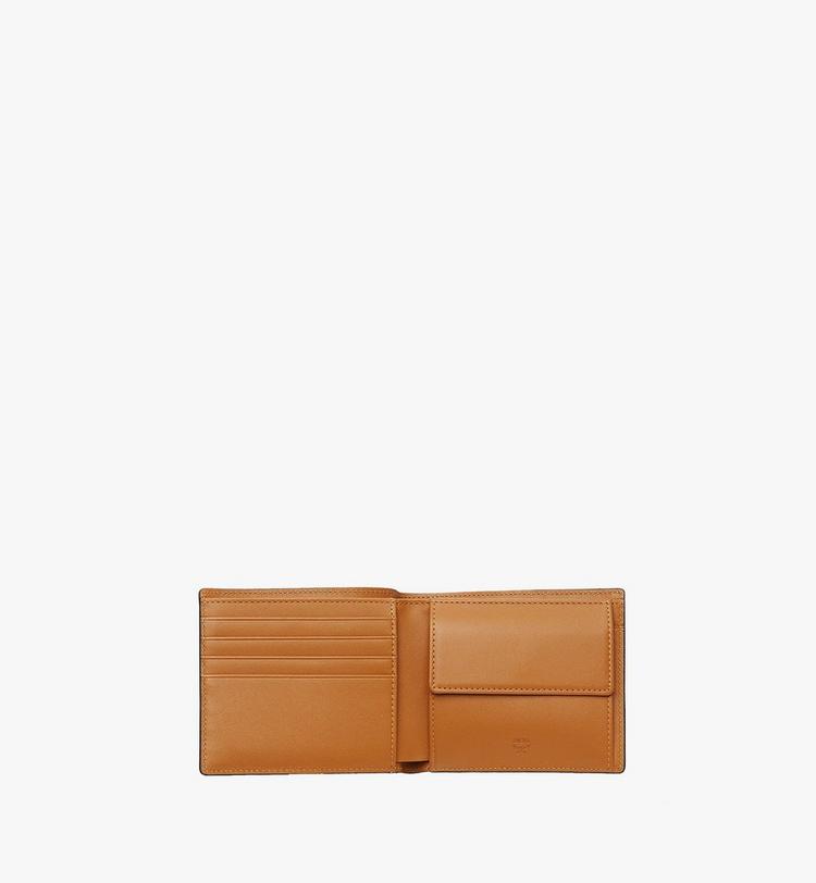 MCM Bifold Wallet w/ Coin Pocket in Visetos Libre de impuestos