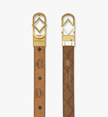 MCM Diamond Buckle Reversible Monogram Belt Rebajas