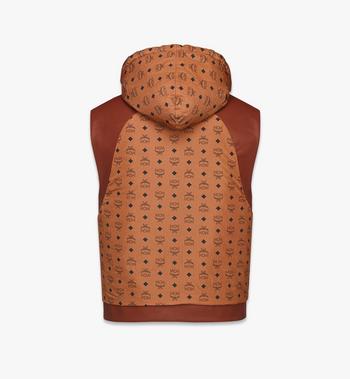 MCM Reversible Vest in Lamb Leather and Monogram Nylon Gran oferta
