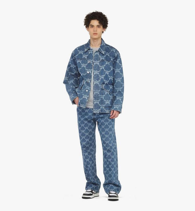 MCM Lauretos Monogram Denim Jacket Los más vendidos