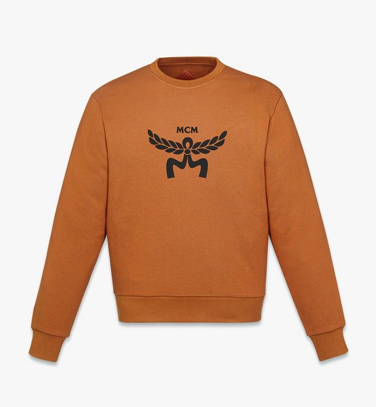 MCM Classic Logo Sweatshirt in Organic Cotton Descuento