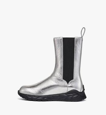 MCM Skywander Boots in Metallic Calf Leather Mejor oferta