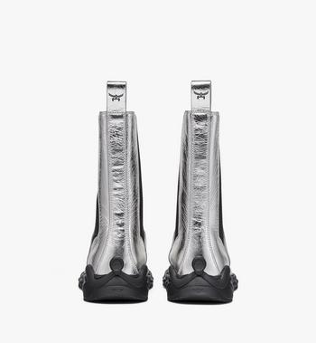 MCM Skywander Boots in Metallic Calf Leather Mejor oferta