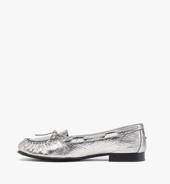 MCM Moccasin in Metallic Calf Leather Rebajas online