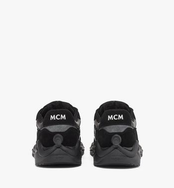 MCM Skywander Lo Sneakers in Calf Suede and Leather Oferta especial