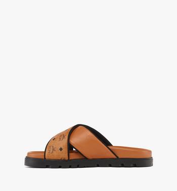 MCM Cross Sandal in VIsetos Leather Mix Promoción por tiempo limitado