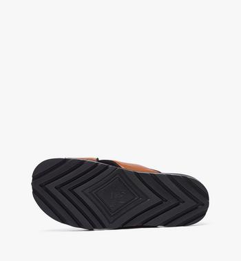 MCM Cross Sandal in VIsetos Leather Mix Promoción por tiempo limitado