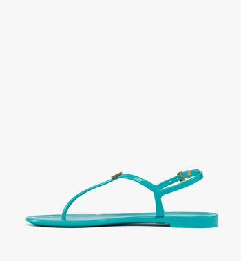 MCM Monogram Jelly Sandals Oferta especial de fábrica