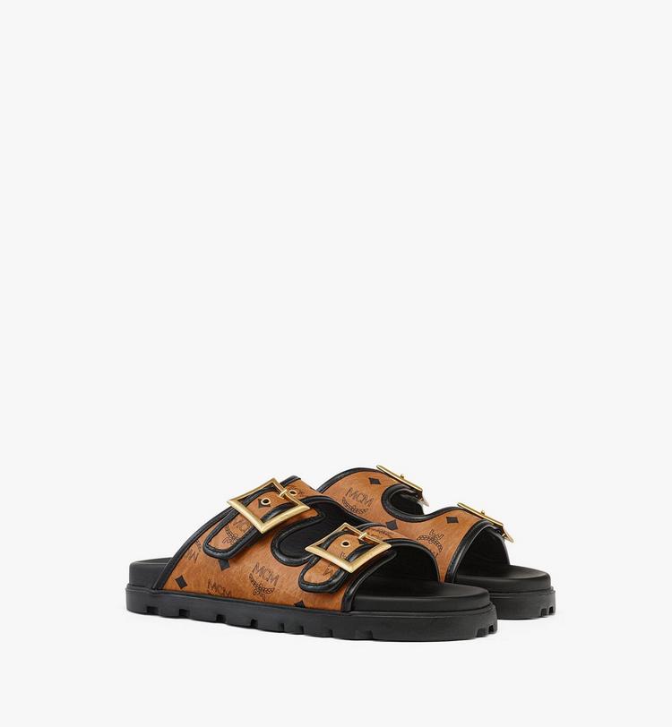 MCM Sandals in Visetos Grandes descuentos