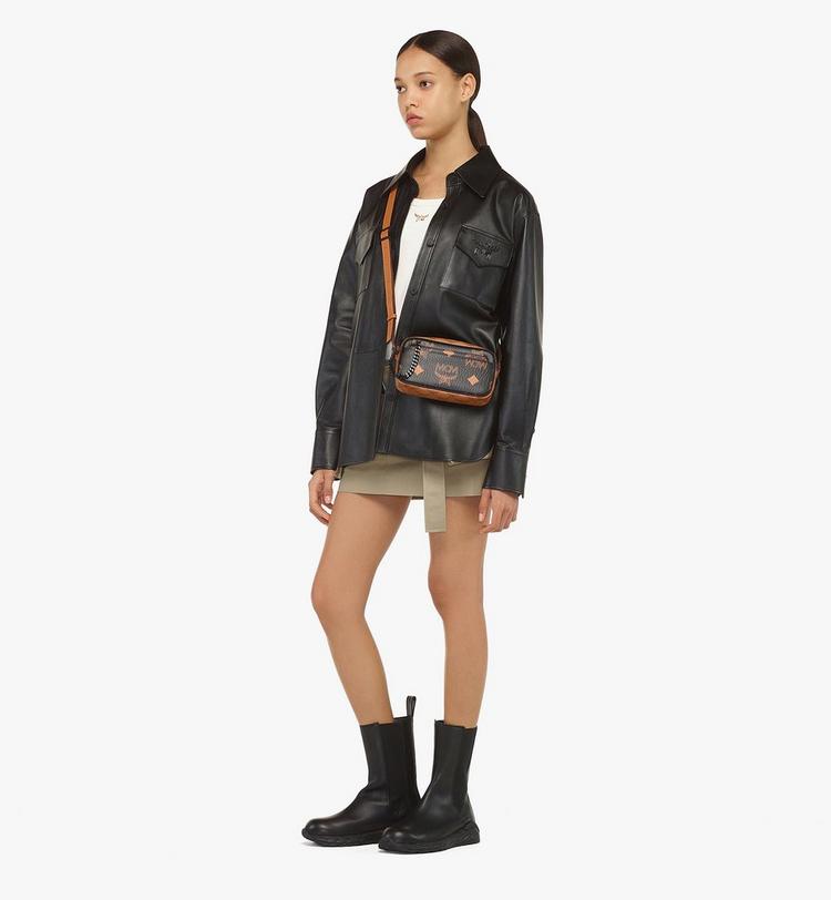 MCM Aren Crossbody w/ Pouch in Monogram Mix Devoluciones gratuitas