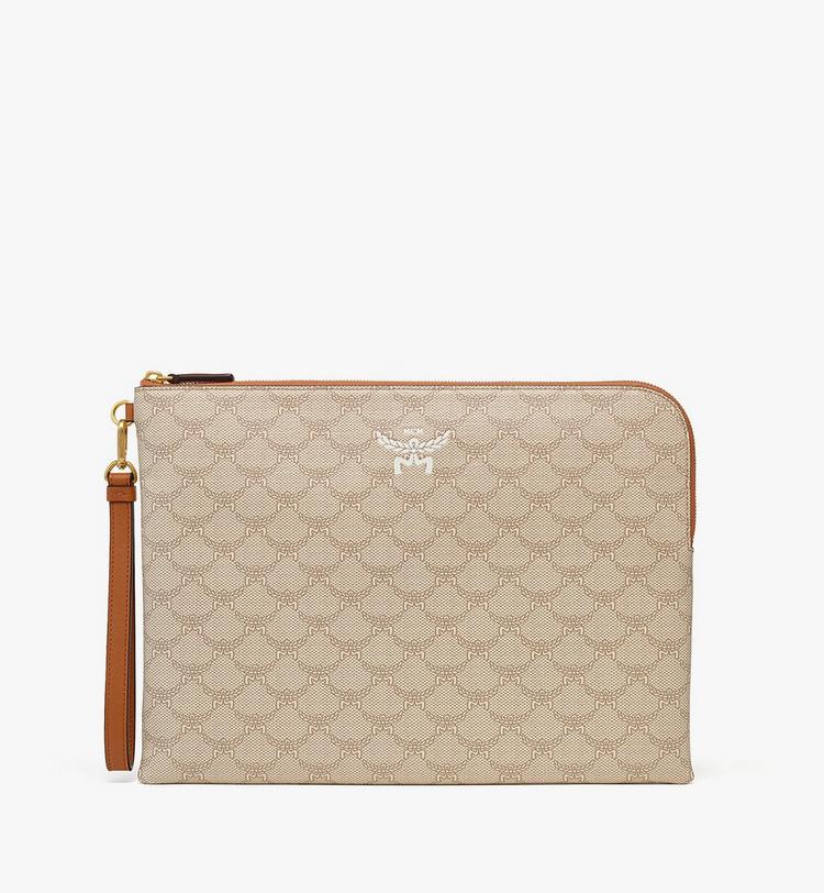 MCM Himmel Wristlet Zip Pouch in Lauretos