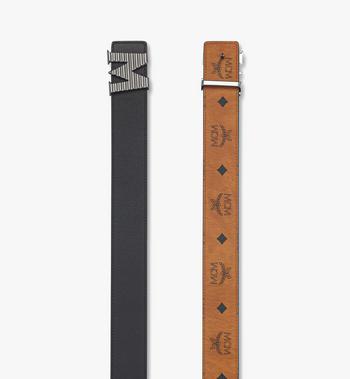 MCM Claus Fluted M Belt 1.5” in Embossed Leather Solo hoy