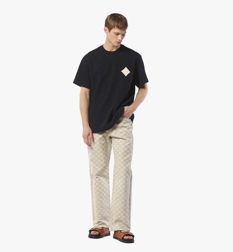 MCM Logo Patch Bouclé T-Shirt Promoción trimestral