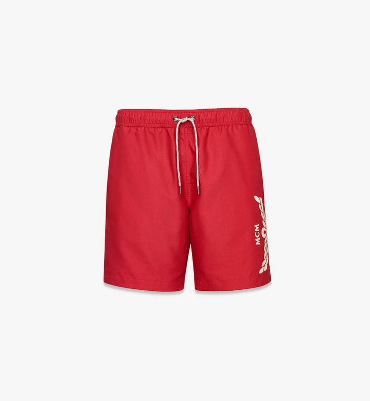 MCM Logo Print Swim Trunks Liquidación