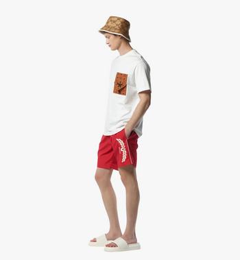MCM Logo Print Swim Trunks Liquidación