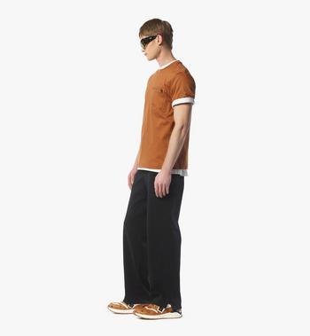 MCM Silket Logo T-Shirt w/ Zip Pocket Limitado a 3 días