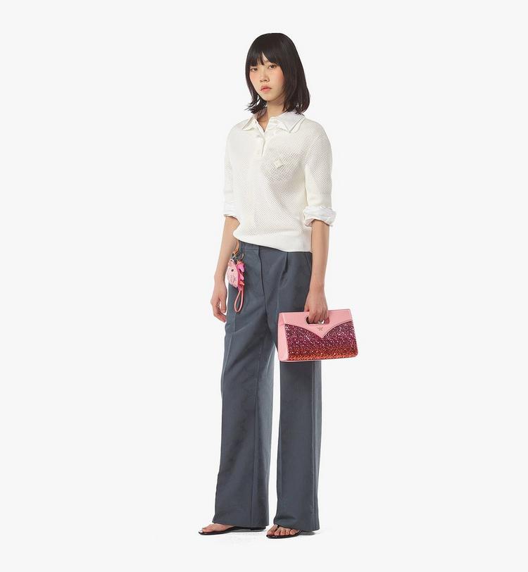 MCM Diamond Tote in Sequin Lamb Leather Descuentos del mes