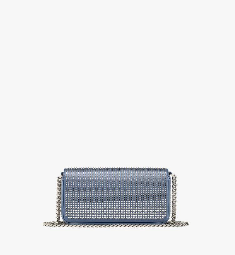 MCM Himmel Shoulder Bag in Crystal Satin Mejor oferta