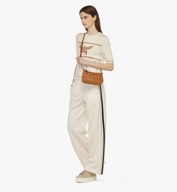MCM Aren Shoulder Bag in Visetos Envío gratis