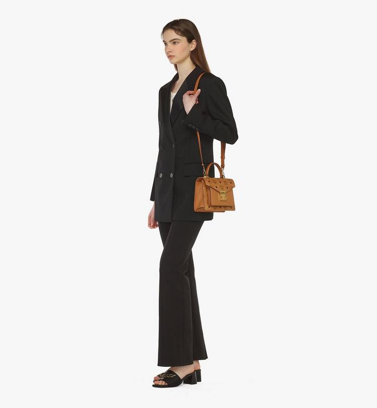 MCM Tracy Satchel in Visetos Último día
