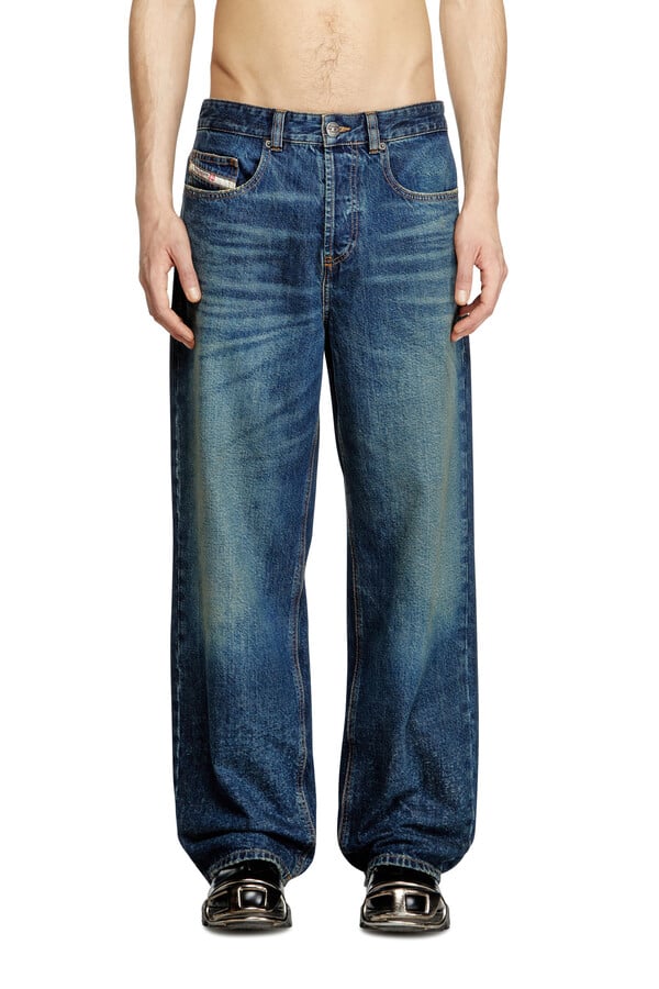 Diesel relaxed jeans 2001 d-macro 0abdj Gran oferta
