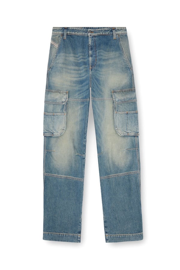 Diesel relaxed jeans d-fish 09j83 Mejor oferta