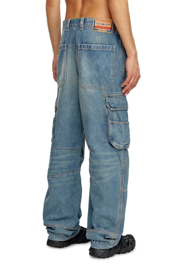 Diesel relaxed jeans d-fish 09j83 Mejor oferta