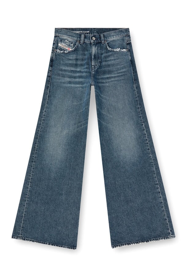 Diesel flare jeans 1978 d-akemi 007y7 Venta caliente
