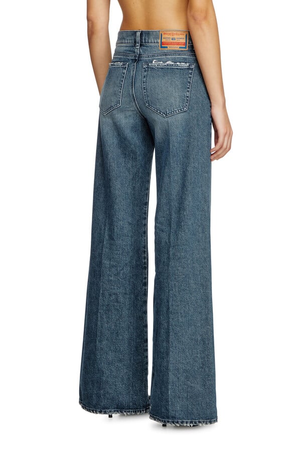 Diesel flare jeans 1978 d-akemi 007y7 Venta caliente