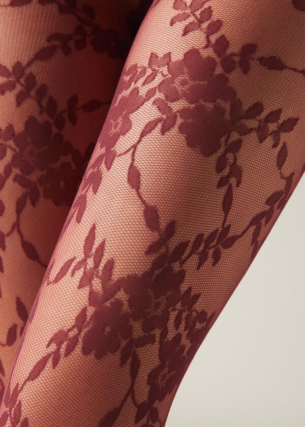 Calzedonia Pantis Tul con Flores Ofertas de temporada