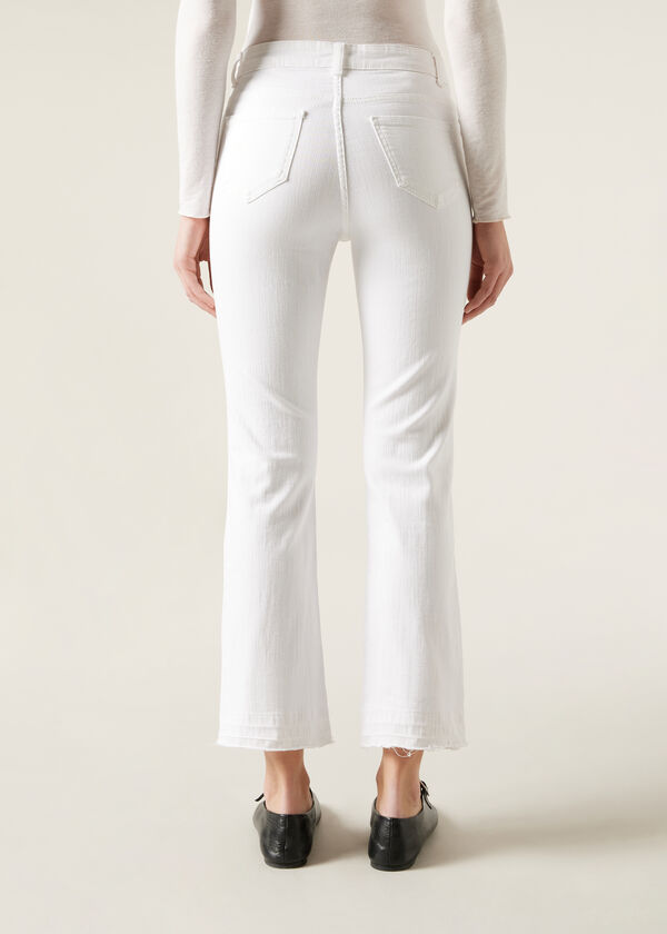 Calzedonia Vaqueros Acampanados Cropped En oferta