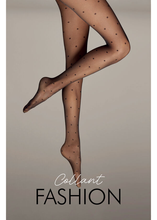 Calzedonia Panty Transparente Lunares Outlet