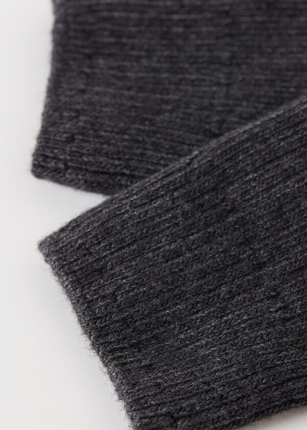 Calzedonia Calcetines Cortos Acanalados con Lana y cashmere Outlet online