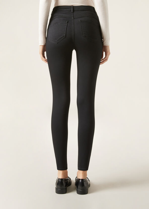 Calzedonia Vaqueros Push Up Skinny de Cintura Alta Soft Touch Mejor oferta