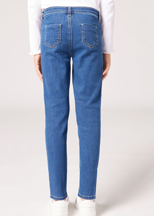 Calzedonia Leggings vaqueros pitillo para niña Minime 2025