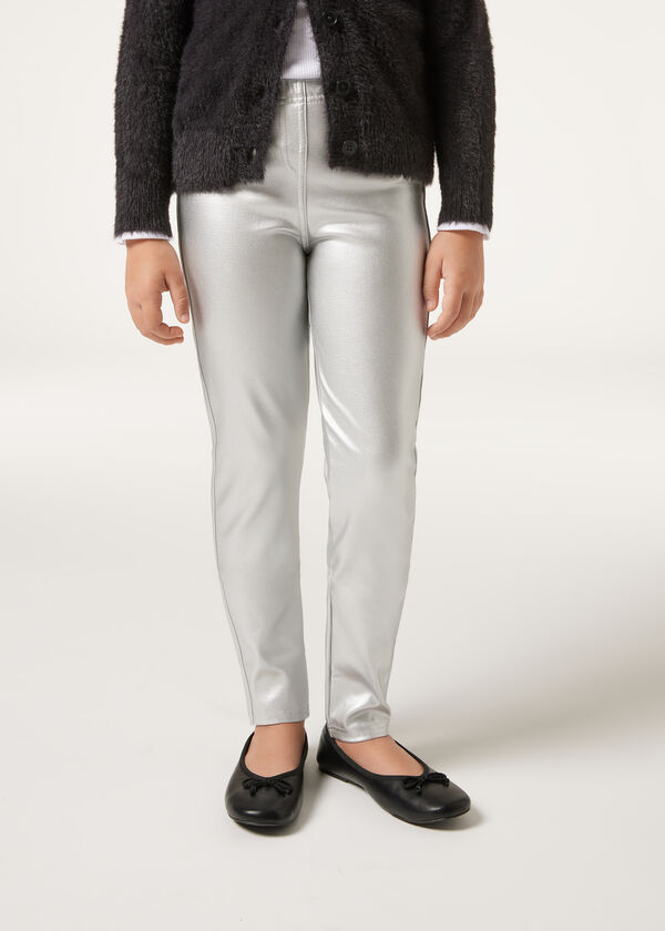 Calzedonia Pantalon Skinny Efecto Metalizado Rebajas online