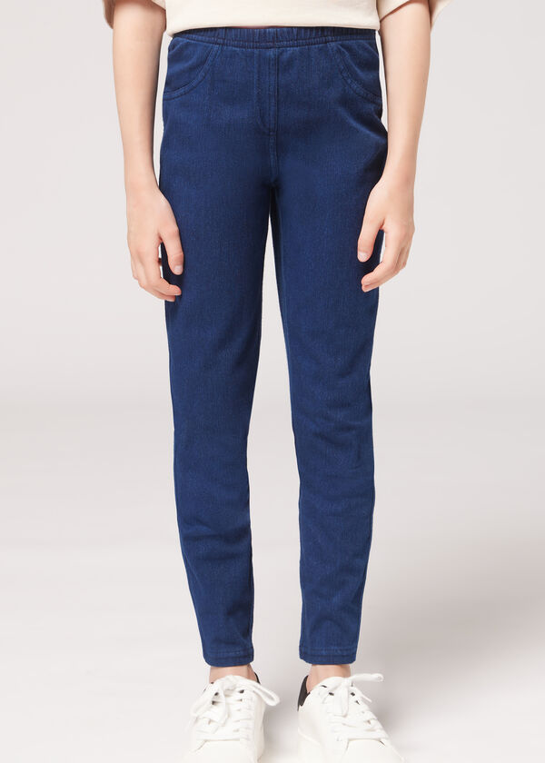 Calzedonia Leggings Vaqueros Para Niños