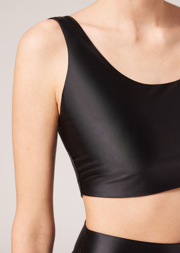 Calzedonia Top Sin Costuras Súper Brillante Grandes descuentos